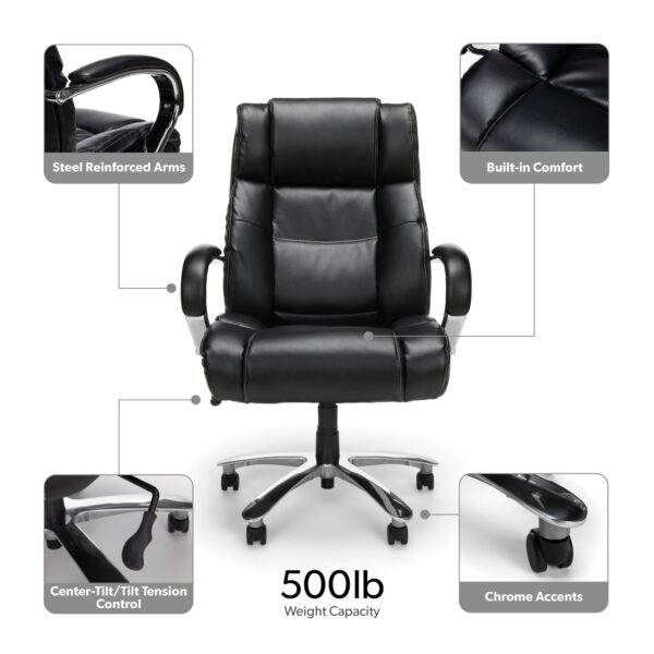 Tall Bonded Leather Chair TW-907 - Image 4